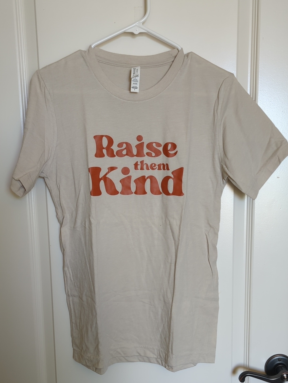 Beige Raise Them Kind Tee